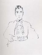 Egon Schiele Portrait of erich lederer oil painting artist